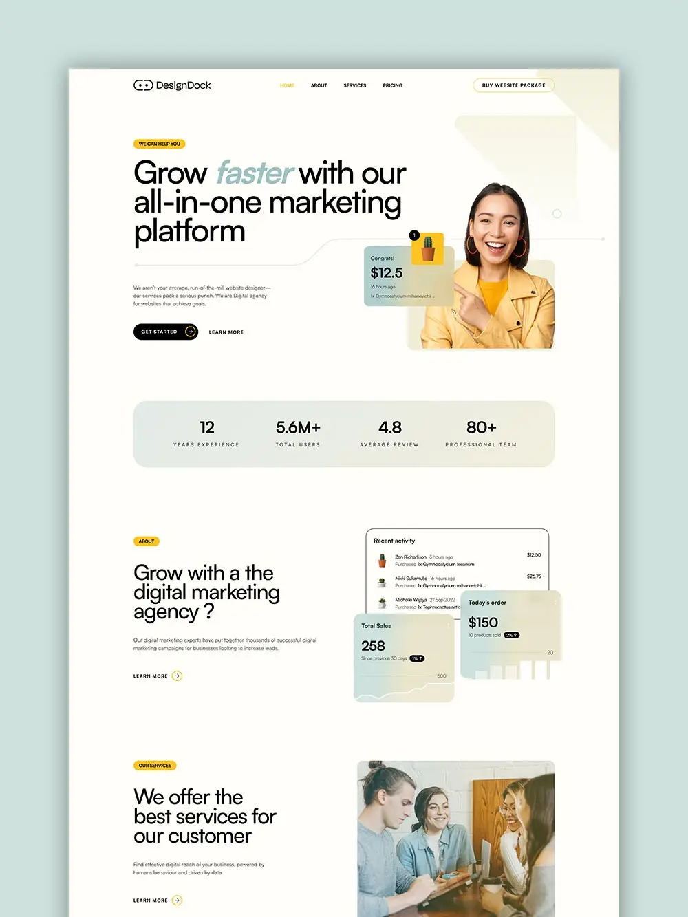 Commerce Website Design Package