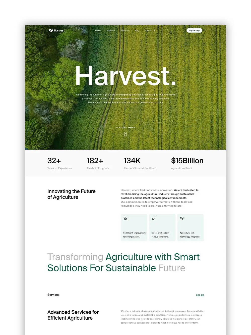 Environmental Website Design Package