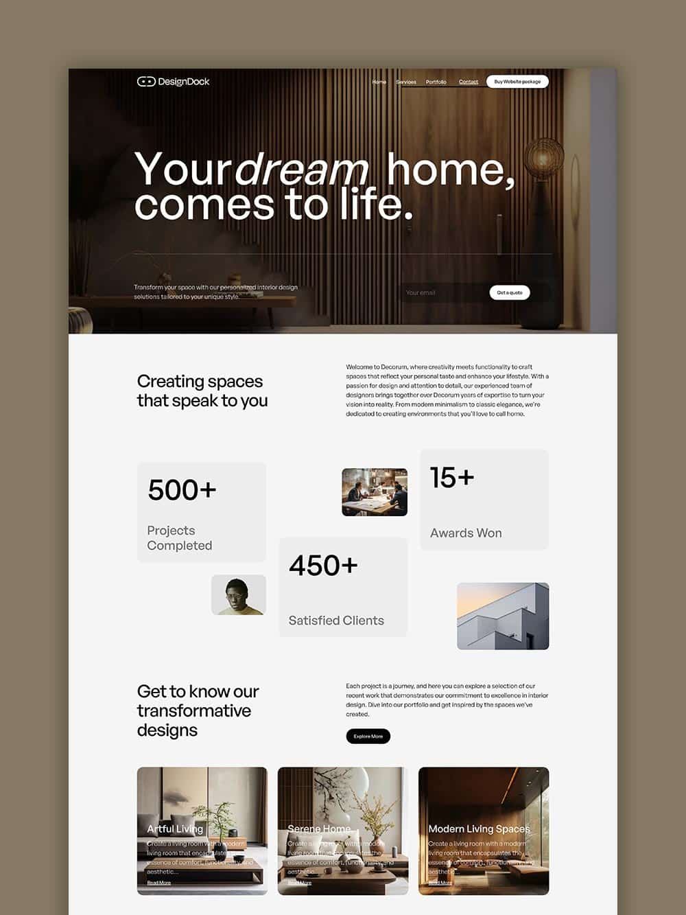 Epic Interior Website Design Package fro Australian Business