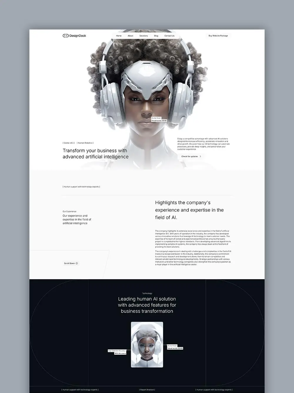 Research Website Design Package
